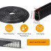 5-metre Heavy-Duty 1-2.5mm Black Grommet Edging Strip for Consumer Unit Installation  - counter display box of 25 qty